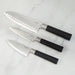 Image 1 of Shopberghoff DiNA Codon 3pc Stainless Steel Santoku Set