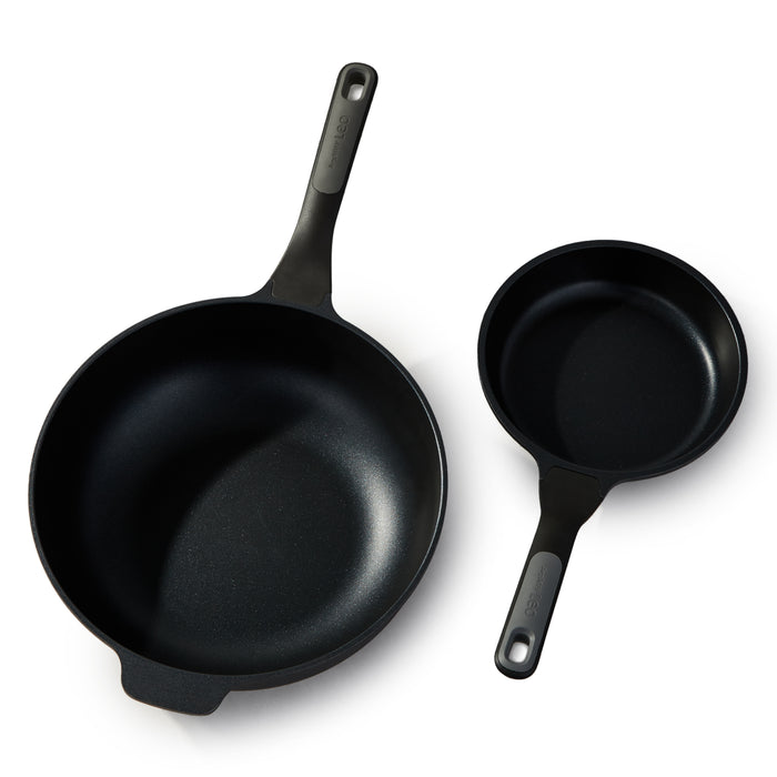 Image 1 of Shopberghoff Leo Stone+ 2Pc Nonstick Ceramic Stir Fry Set