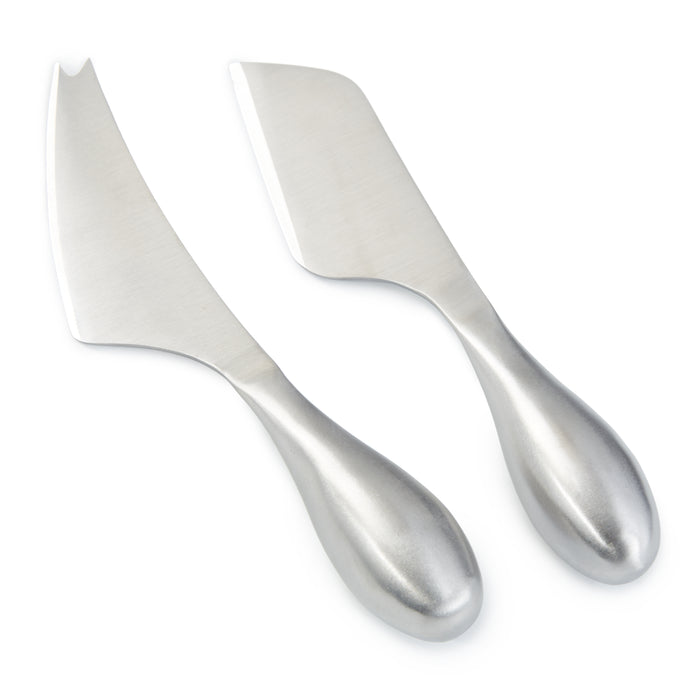 Image 1 of Shopberghoff Aaron Probyn 2Pc 18/10 Stainless Steel Gorge Hard and Soft Cheese Knife Set