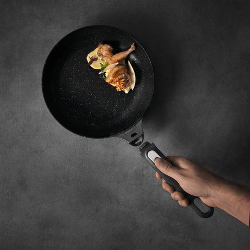 Image 2 of Shopberghoff GEM 10" Non-stick Fry Pan, Detachable Handle, Black