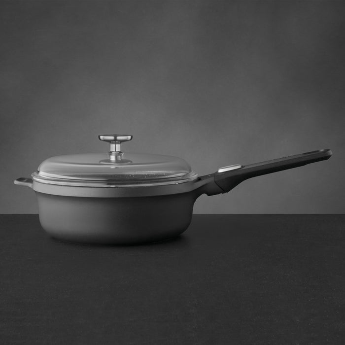 Image 4 of Shopberghoff GEM 10" Non-stick Covered Saute Pan 3.4Qt., Black