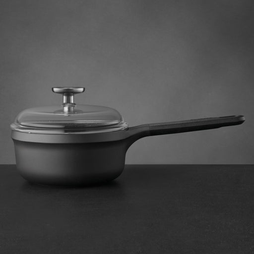 Image 2 of Shopberghoff GEM Cast Aluminum 7" Non-stick Covered Sauce Pan 1.9Qt.