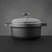 Image 4 of Shopberghoff GEM 8" Non-stick Stockpot 3Qt., Black, Glass Lid