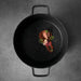 Image 2 of Shopberghoff GEM 10" Non-stick Stock Pot 5.2Qt., Black, Glass Lid