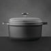 Image 3 of Shopberghoff GEM 10" Non-stick Stock Pot 5.2Qt., Black, Glass Lid
