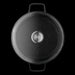 Image 5 of Shopberghoff GEM 10" Non-stick Stock Pot 5.2Qt., Black, Glass Lid
