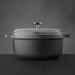 Image 3 of Shopberghoff GEM 11" Non-stick Stockpot 7.7Qt., Black, Glass Lid