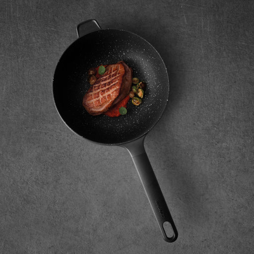 Image 2 of Shopberghoff GEM 10" Non-stick Stir Fry Pan 3Qt., Black