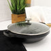 Image 2 of Shopberghoff GEM Non-stick 12.5" Chinese Wok 5.7Qt., Black, Glass Lid