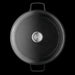 Image 4 of Shopberghoff GEM 11" Non-stick Two-Handle Saute Pan 4.9Qt., Black, Glass Lid