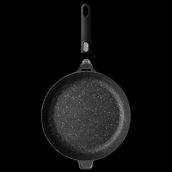 Image 2 of Shopberghoff GEM 12.5" Non-stick Fry Pan, Detachable Handle, Black
