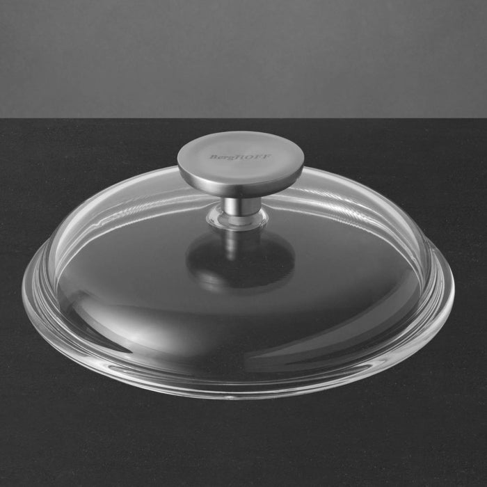 Image 1 of GEM Glass Cover with 18/10 Stainless Steel Knob, 7"