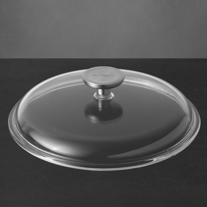 Image 1 of GEM Glass Cover with 18/10 Stainless Steel Knob, 10"