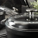 Image 3 of GEM Glass Cover with 18/10 Stainless Steel Knob, 11"