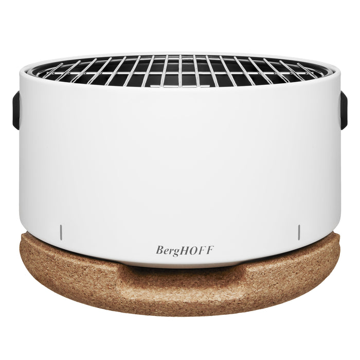 Image 5 of Shopberghoff Leo Portable Tabletop Barbecue Charcoal Grill, White
