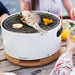 Image 7 of Shopberghoff Leo Portable Tabletop Barbecue Charcoal Grill, White