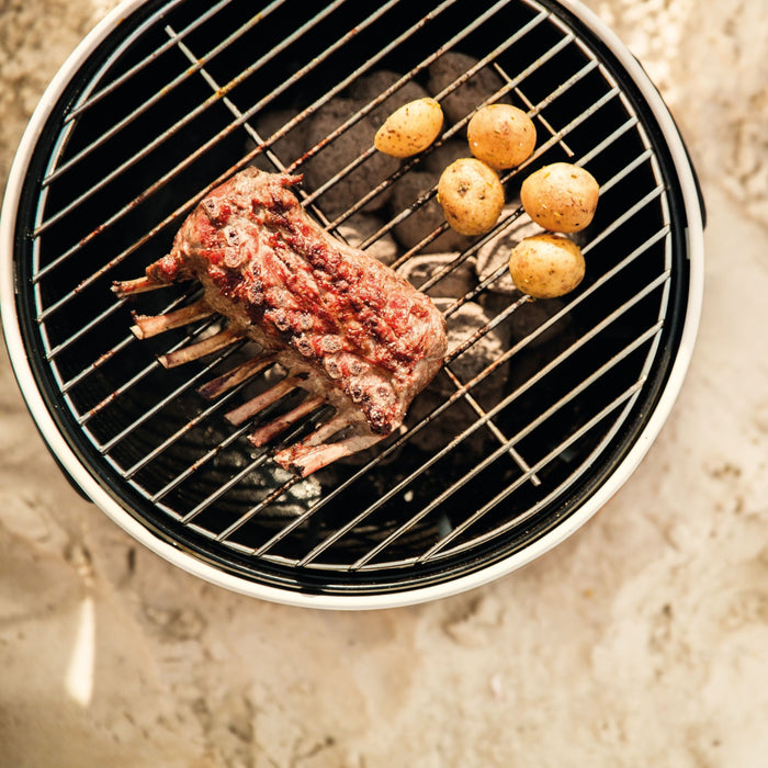 Image 8 of Shopberghoff Leo Portable Tabletop Barbecue Charcoal Grill, White