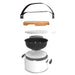 Image 9 of Shopberghoff Leo Portable Tabletop Barbecue Charcoal Grill, White