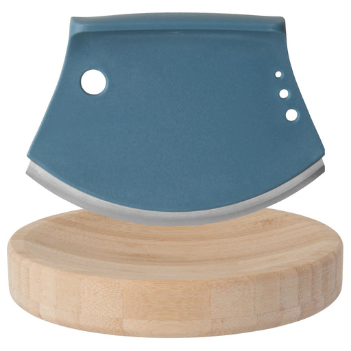 Image 1 of Shopberghoff Leo 2Pc 6.25" Bamboo Herb Cutter Set, Blue