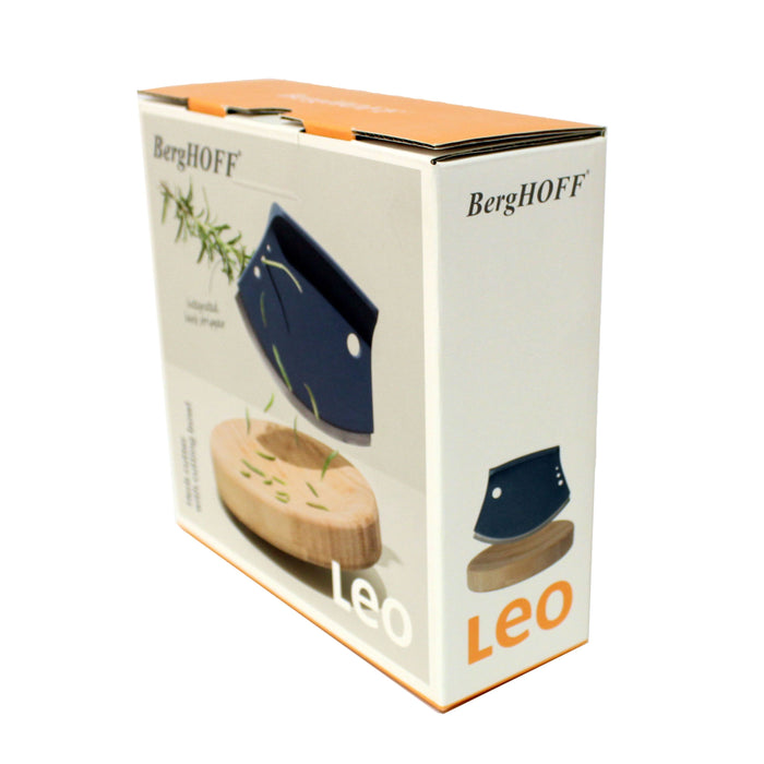 Image 6 of Shopberghoff Leo 2Pc 6.25" Bamboo Herb Cutter Set, Blue