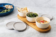 Image 4 of Shopberghoff Leo 6Pc Bamboo Covered Bowl Set with Bamboo Tray