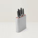 Image 3 of Shopberghoff Leo 6Pc Stainless Steel Cutlery Set with Block, Gray