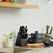 Image 12 of Shopberghoff Graphite Stainless Steel 13Pc Knife Block Set