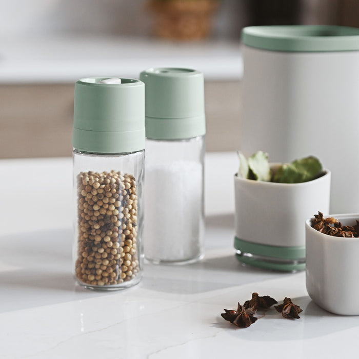 Image 6 of Shopberghoff Balance 2Pc Covered Grinder and Shaker Set, Recycled Material