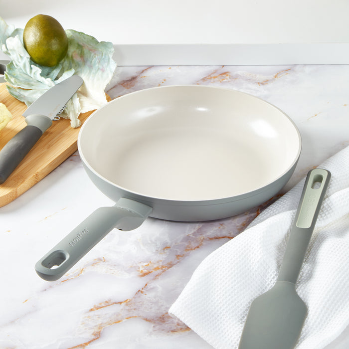Image 2 of Shopberghoff Balance Non-stick Ceramic Frying Pan 10", Recycled Aluminum, Moonmist