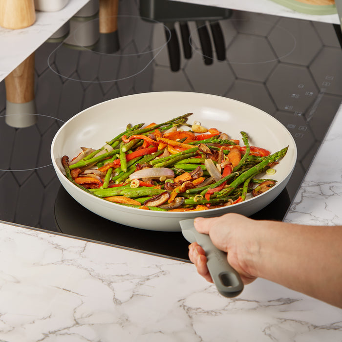 Image 3 of Shopberghoff Balance Non-stick Ceramic Frying Pan 12", Recycled Aluminum, Moonmist