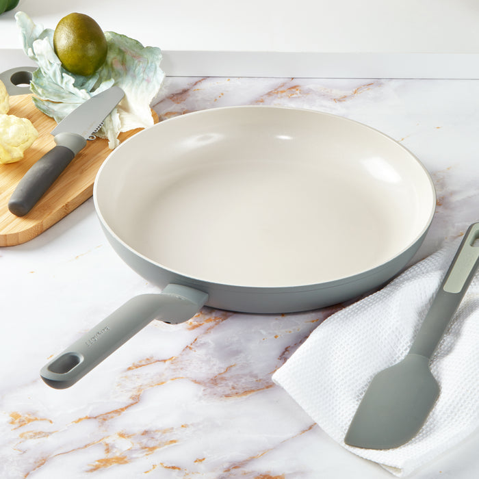 Image 7 of Shopberghoff Balance Non-stick Ceramic Frying Pan 12", Recycled Aluminum, Moonmist