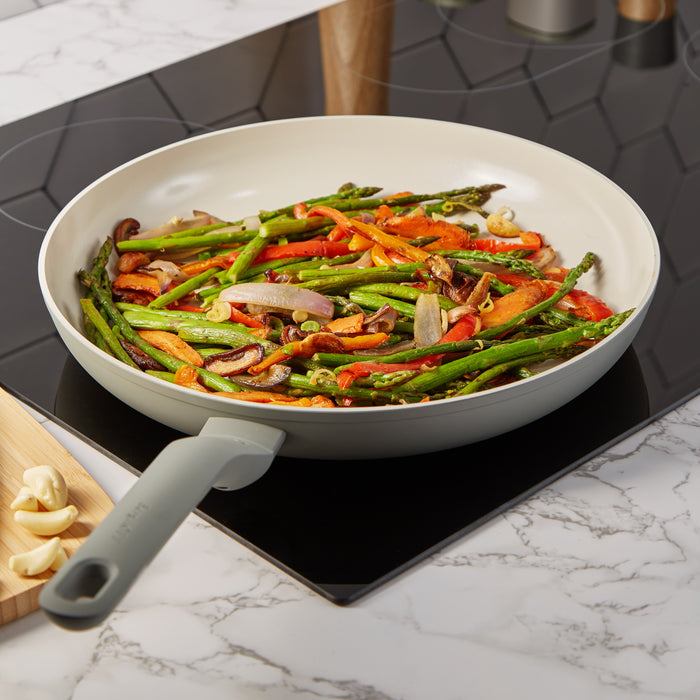 Image 8 of Shopberghoff Balance Non-stick Ceramic Frying Pan 12", Recycled Aluminum, Moonmist