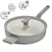 Image 7 of Shopberghoff Balance Non-stick Ceramic Sauté Pan (Long Handle) 10.25", 3.1qt. With Glass Lid, Recycled Aluminum, Moonmist