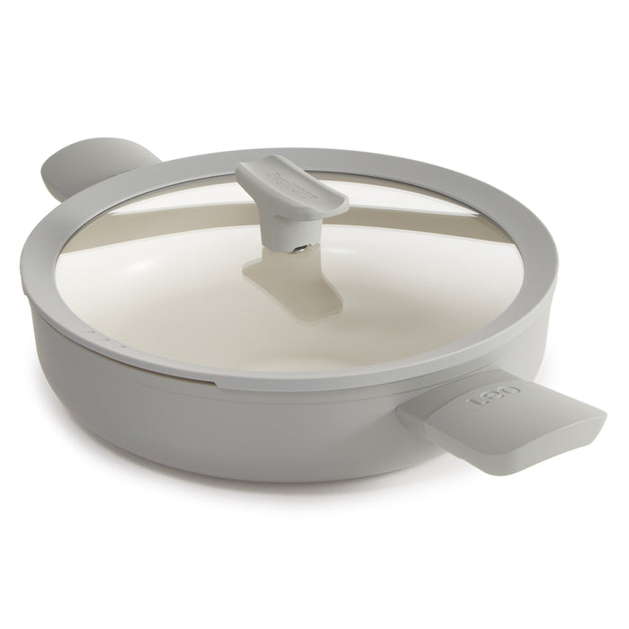 Image 10 of Shopberghoff Balance Non-stick Ceramic Sauté Pan 10.25", 3.1qt. With Glass Lid, Recycled Aluminum, Moonmist