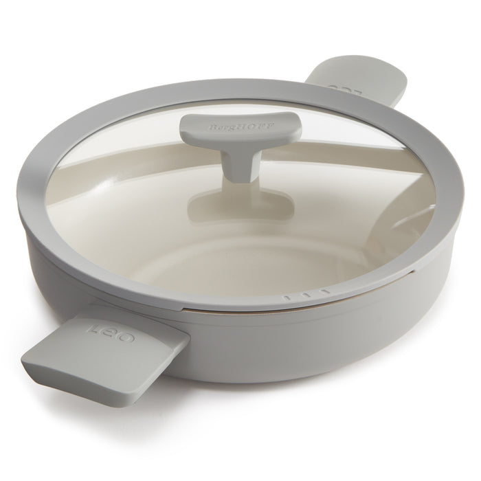Image 11 of Shopberghoff Balance Non-stick Ceramic Sauté Pan 10.25", 3.1qt. With Glass Lid, Recycled Aluminum, Moonmist