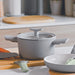 Image 2 of Shopberghoff Balance Non-stick Ceramic Stockpot 8", 3.3qt. With Glass Lid, Recycled Aluminum, Moonmist