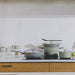 Image 8 of Shopberghoff Balance Non-stick Ceramic Wok Pan 11", 4.4qt. With Glass Lid, Recycled Aluminum, Moonmist