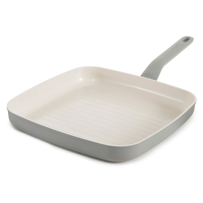 Image 1 of Shopberghoff Balance Non-stick Ceramic Grill Pan 11", Recycled Aluminum, Moonmist