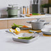 Image 2 of Shopberghoff Balance Non-stick Ceramic Grill Pan 11", Recycled Aluminum, Moonmist