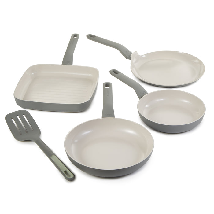 Image 1 of Shopberghoff Leo Balance 5Pc Non-Stick Ceramic Frying Pan Set with Turner