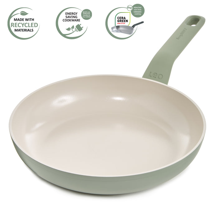 Image 8 of Shopberghoff Balance Non-stick Ceramic Frying Pan 10", Recycled Aluminum, Sage
