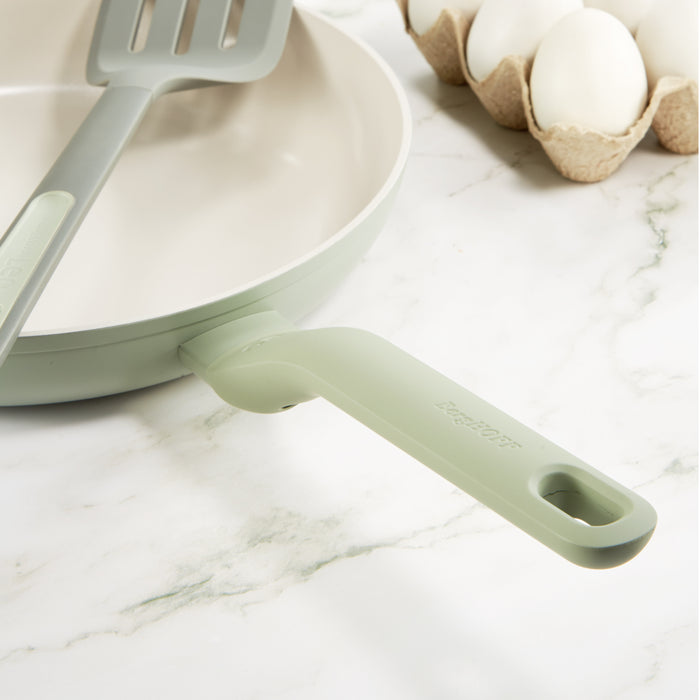 Image 3 of Shopberghoff Balance Non-stick Ceramic Frying Pan 11", Recycled Aluminum, Sage