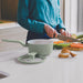 Image 7 of Shopberghoff Balance Non-stick Ceramic Saucepan 7", 2.1qt. With Glass Lid, Recycled Aluminum, Sage