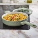 Image 2 of Shopberghoff Balance Non-stick Ceramic Sauté Pan (Long Handle) 10.25", 3.1qt. With Glass Lid, Recycled Aluminum, Sage