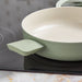 Image 10 of Shopberghoff Balance Non-stick Ceramic Sauté Pan (Long Handle) 10.25", 3.1qt. With Glass Lid, Recycled Aluminum, Sage