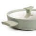 Image 2 of Shopberghoff Balance Non-stick Ceramic Sauté Pan 10.25", 3.1qt. With Glass Lid, Recycled Aluminum, Sage