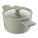 Image 1 of Shopberghoff Balance Non-stick Ceramic Stockpot 8", 3.3qt. With Glass Lid, Recycled Aluminum, Sage