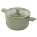 Image 1 of Shopberghoff Balance Non-stick Ceramic Stockpot 10", 4.6qt. With Glass Lid, Recycled Aluminum, Sage