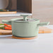 Image 6 of Shopberghoff Balance Non-stick Ceramic Stockpot 10", 4.6qt. With Glass Lid, Recycled Aluminum, Sage
