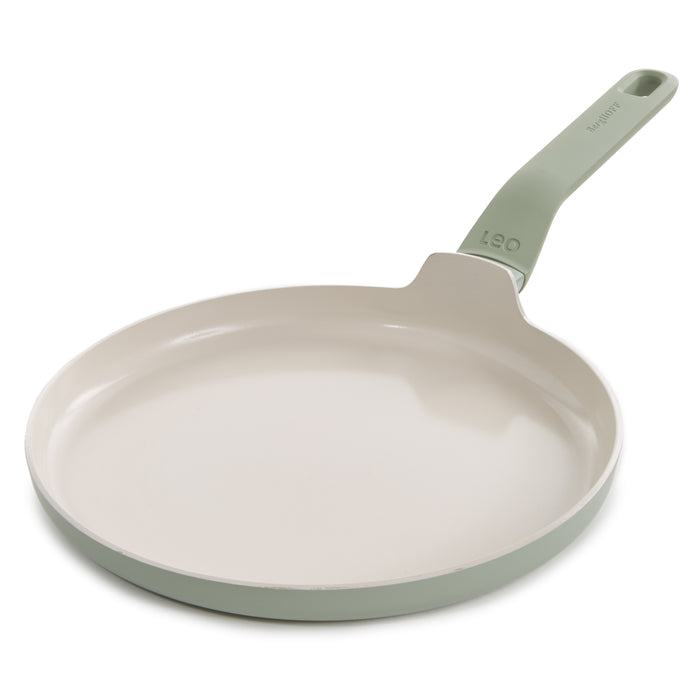 Image 1 of Shopberghoff Balance Non-stick Ceramic Omelet pan 10", Recycled Aluminum, Sage